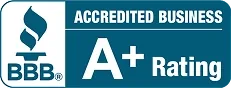 BBB Accredited Business, A+ Rating